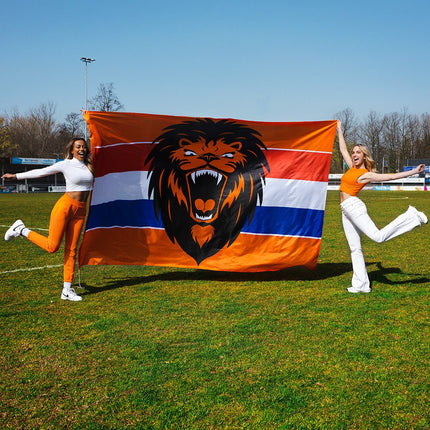 Gevelvlag Brullende Leeuw Xxl 3m van Boland koop je bij Partywinkel