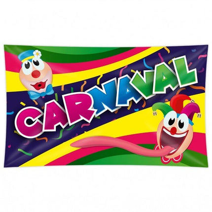 Gevelvlag Carnaval 90X150 van PartyXplosion koop je bij Partywinkel