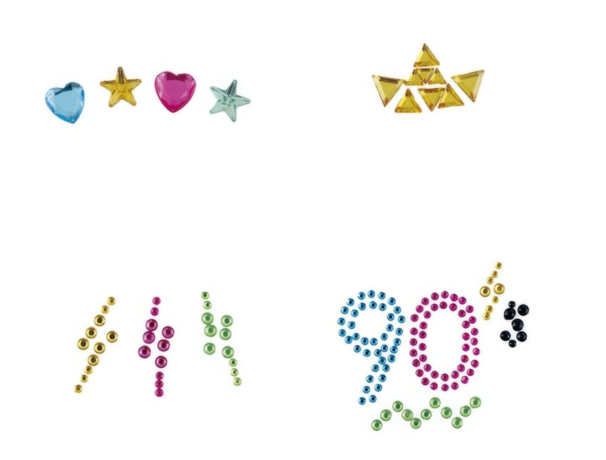 Gezicht Stickers 90'S van Fiestas Guirca koop je bij Partywinkel