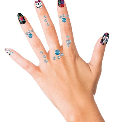 Gezicht Stickers Blauw van Fiestas Guirca koop je bij Partywinkel