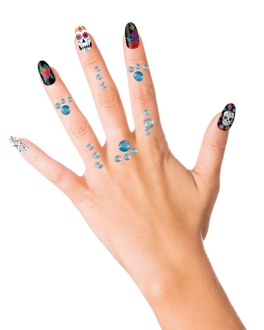 Gezicht Stickers Blauw van Fiestas Guirca koop je bij Partywinkel