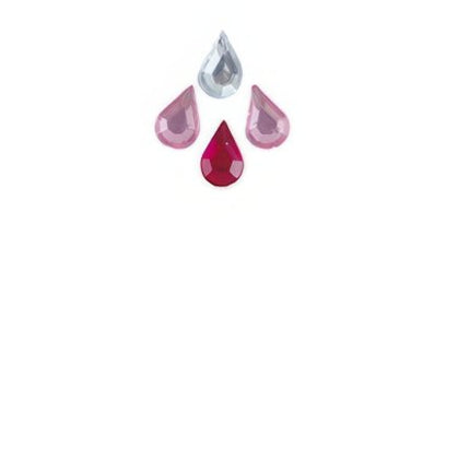 Gezicht Stickers Diamanten van Fiestas Guirca koop je bij Partywinkel