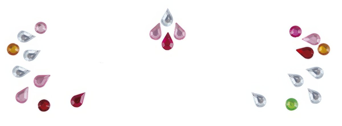 Gezicht Stickers Diamanten van Fiestas Guirca koop je bij Partywinkel