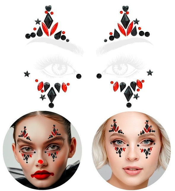 Gezichtsdecoratie Clown van Widmann koop je bij Partywinkel