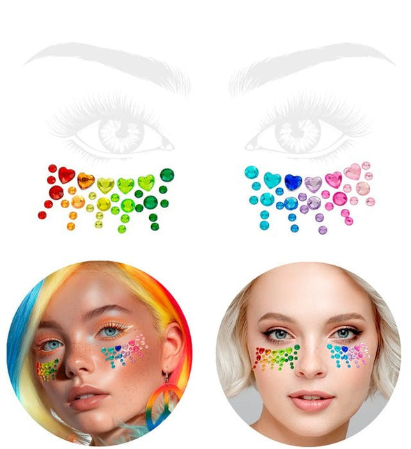 Gezichtsdecoratie Regenboog van Widmann koop je bij Partywinkel