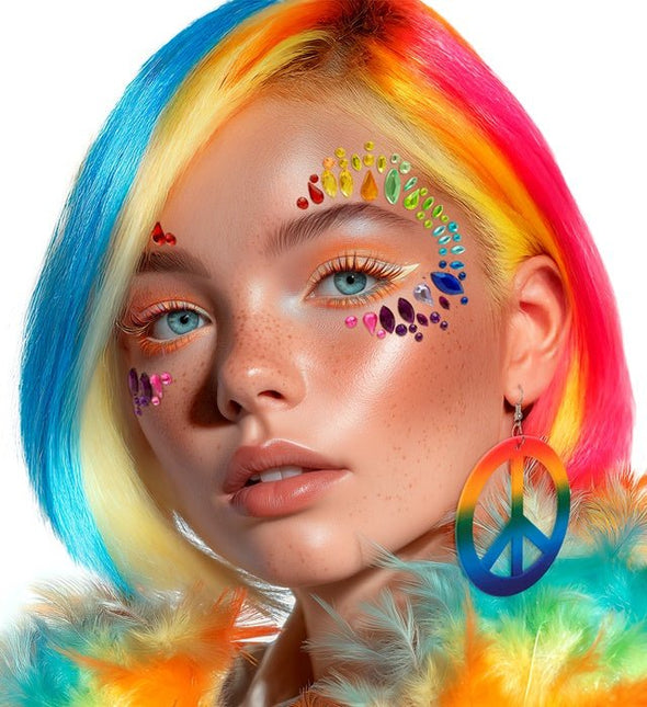 Gezichtsdecoratie Regenboog van Widmann koop je bij Partywinkel