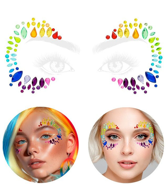 Gezichtsdecoratie Regenboog van Widmann koop je bij Partywinkel