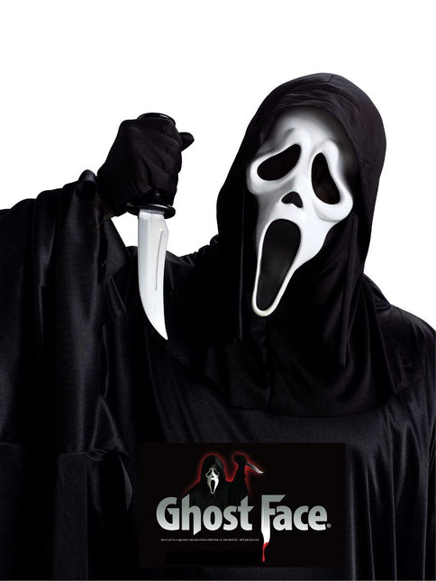 Ghostface Masker Met Mes van Ghostface koop je bij Partywinkel