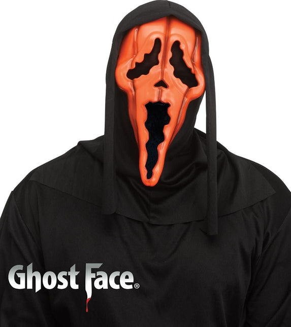 Ghostface Masker Oranje Pompoen van Ghostface koop je bij Partywinkel