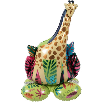Giraf Helium Ballon Met Standaard Leeg van Folat koop je bij Partywinkel