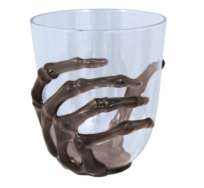 Glas Skelet Hand 9,5cm van Fiestas Guirca koop je bij Partywinkel