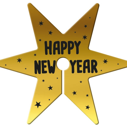 Glasmarkers Happy New Year 12 delig van Folat koop je bij Partywinkel