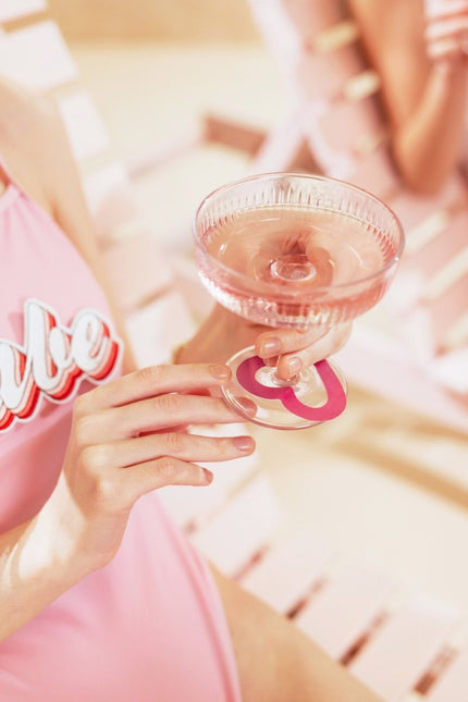 Glasmarkers Hartjes 10st van Partydeco koop je bij Partywinkel