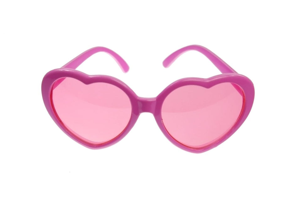Hartjes Bril Roze 14cm van Partydeco koop je bij Partywinkel
