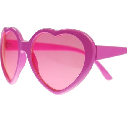 Hartjes Bril Roze 14cm van Partydeco koop je bij Partywinkel