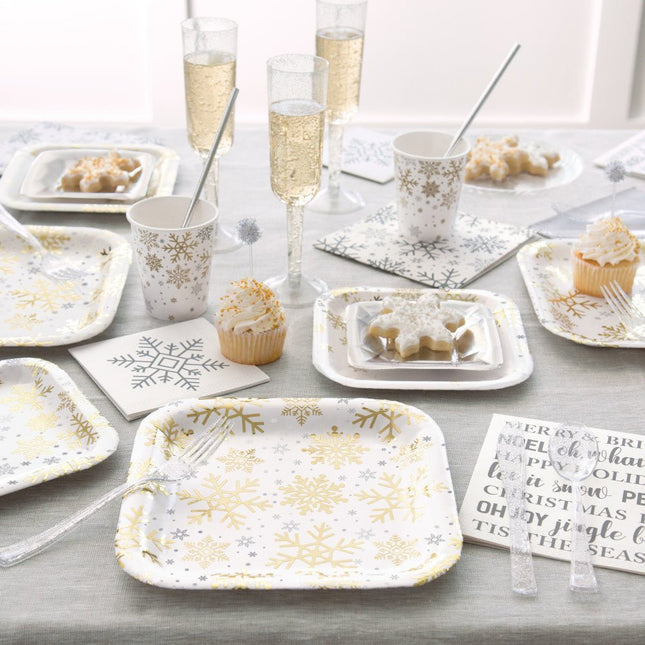 Glitter Bestek Zilver 18 delig van Unique koop je bij Partywinkel