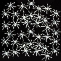Glow In The Dark Spinnen 5cm 50st van Folat koop je bij Partywinkel