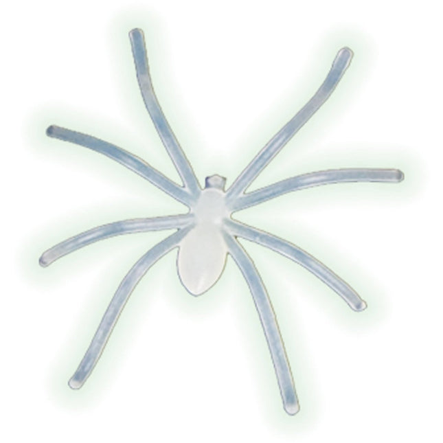 Glow In The Dark Spinnen 5cm 50st van Folat koop je bij Partywinkel