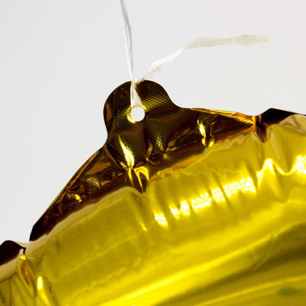1 Year Number Balloon, Gold, Empty, 85 cm