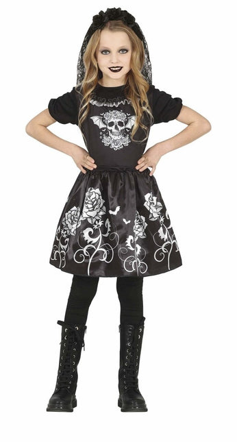 Gothic Halloween Kostuum Meisje Danseres van Fiestas Guirca koop je bij Partywinkel