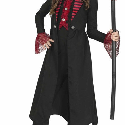 Gothic Halloween Kostuum Meisje Rood van Fiestas Guirca koop je bij Partywinkel