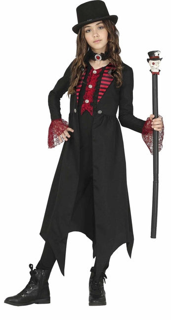 Gothic Halloween Kostuum Meisje Rood van Fiestas Guirca koop je bij Partywinkel