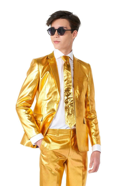 Goud Pak Jongen Tiener OppoSuits van OppoSuits koop je bij Partywinkel