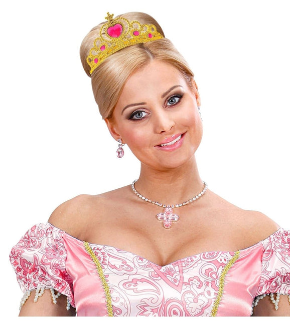Goud Roze Tiara van Widmann koop je bij Partywinkel