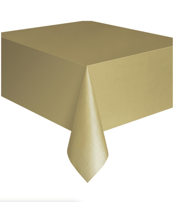 Goud Tafelkleed Compact 2,74m van Unique koop je bij Partywinkel