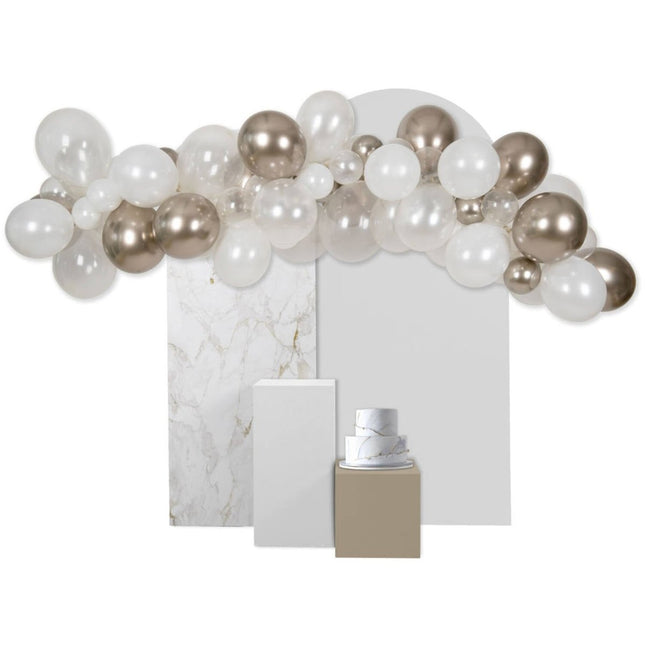 Goud Witte Ballonnenboog van Folat koop je bij Partywinkel