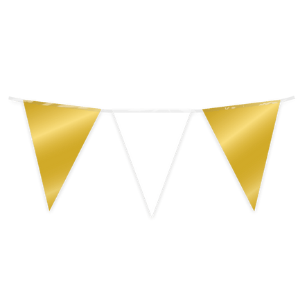 Goud Witte Slinger Metallic 10m van Paper Dreams koop je bij Partywinkel