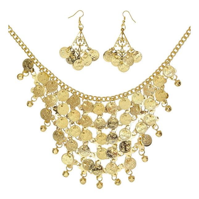 Gouden Accessoireset 2 delig van Widmann koop je bij Partywinkel