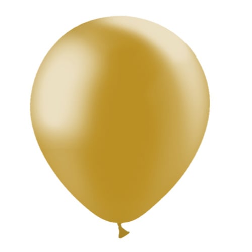 Gouden Ballonnen Metallic 30cm 50st van Balloonia koop je bij Partywinkel