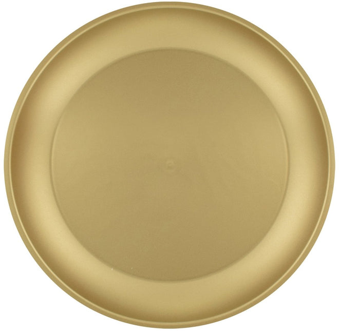 Gouden Borden Metalic 21cm van Procos koop je bij Partywinkel