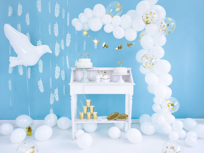 Gouden Borden Papier 23cm 6st van Partydeco koop je bij Partywinkel