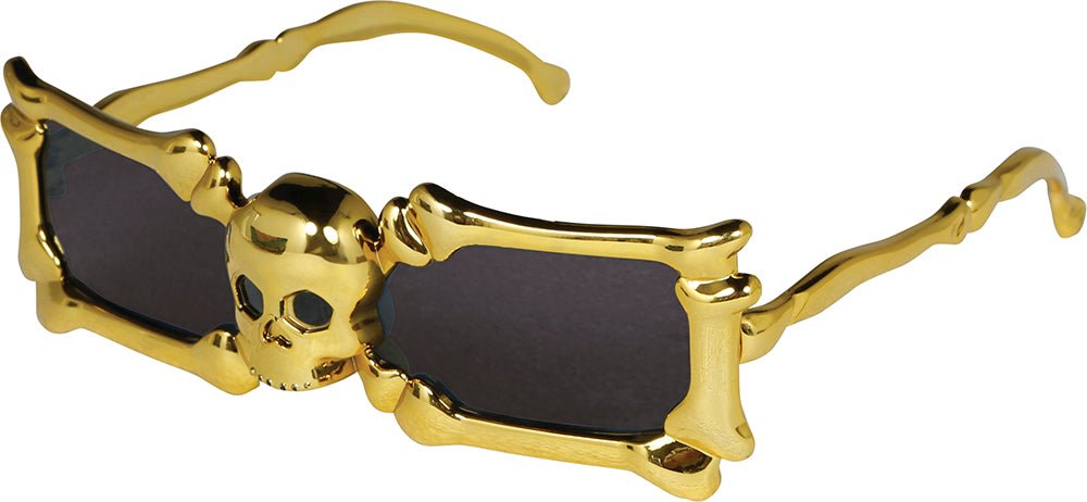 Gouden Bril Skelet van Fiestas Guirca koop je bij Partywinkel