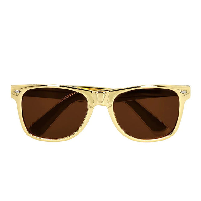 Gouden Bril Wayfarer van Boland koop je bij Partywinkel