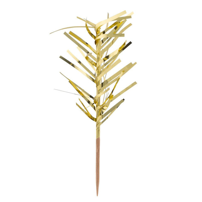 Gouden Cocktailprikkers 10cm 20st van Boland koop je bij Partywinkel