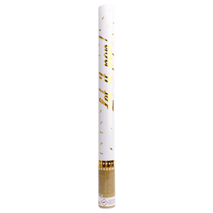 Gouden Confetti Kanon Folie 60cm van Riethmueller koop je bij Partywinkel
