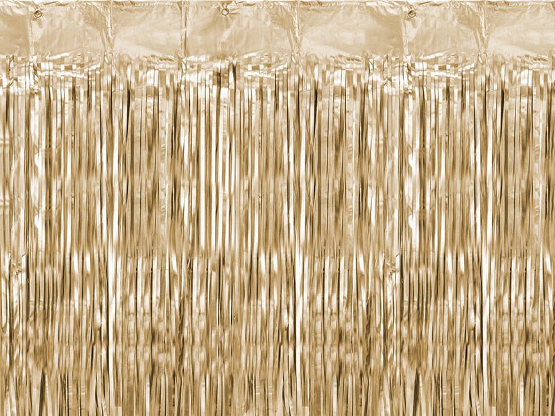 Gouden Deurgordijn 2,5m van Partydeco koop je bij Partywinkel