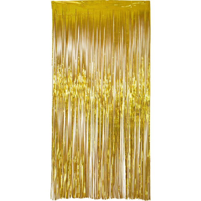 Gouden Deurgordijn 2m van Folat koop je bij Partywinkel