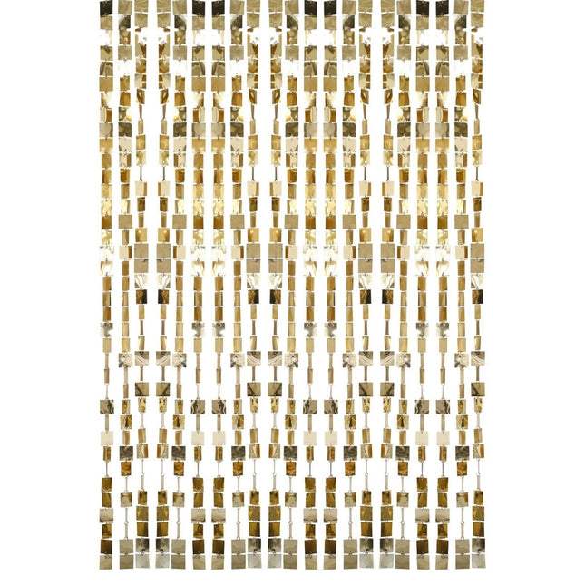 Gouden Deurgordijn 96cm van Ginger Ray koop je bij Partywinkel