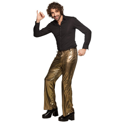 Gouden Disco Broek M/L van Boland koop je bij Partywinkel