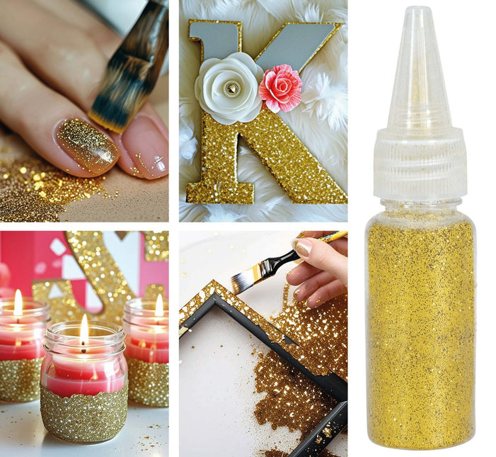 Gouden Glitter Gel 10gr van Fiestas Guirca koop je bij Partywinkel