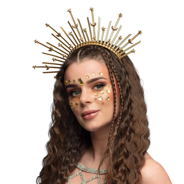Gouden Haarband Aurora van Boland koop je bij Partywinkel