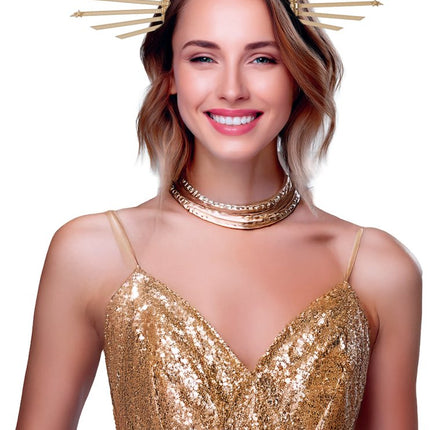 Gouden Haarband Halo van Fiestas Guirca koop je bij Partywinkel