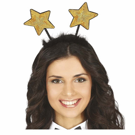 Gouden Haarband Sterren van Fiestas Guirca koop je bij Partywinkel