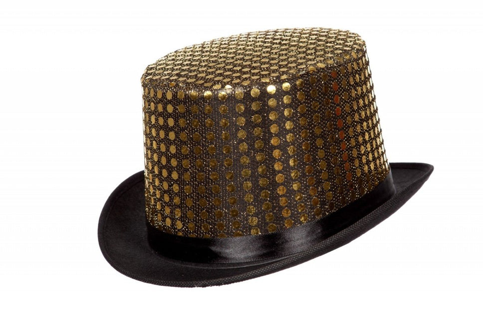 Gouden Hoed Pailletten van Wilbers & Wilbers koop je bij Partywinkel