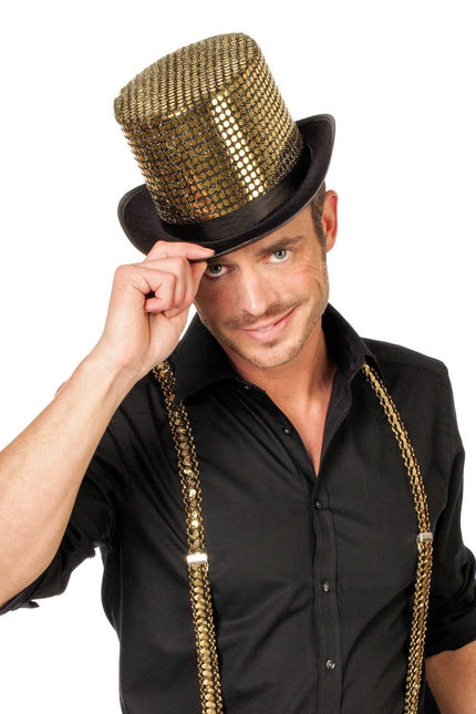 Gouden Hoed Pailletten van Wilbers & Wilbers koop je bij Partywinkel