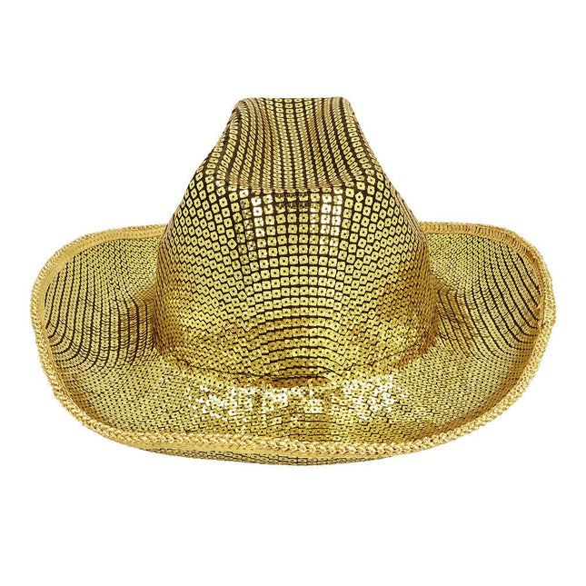 Gouden Hoed Pailletten van Boland koop je bij Partywinkel